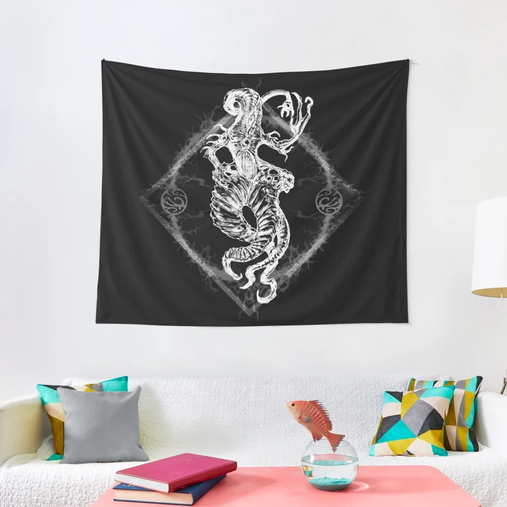 

NYARLATHOTEP B&W Tapestry Aesthetic Decoration Room Ornaments Cute Decor Room Decor Korean Style Tapestry