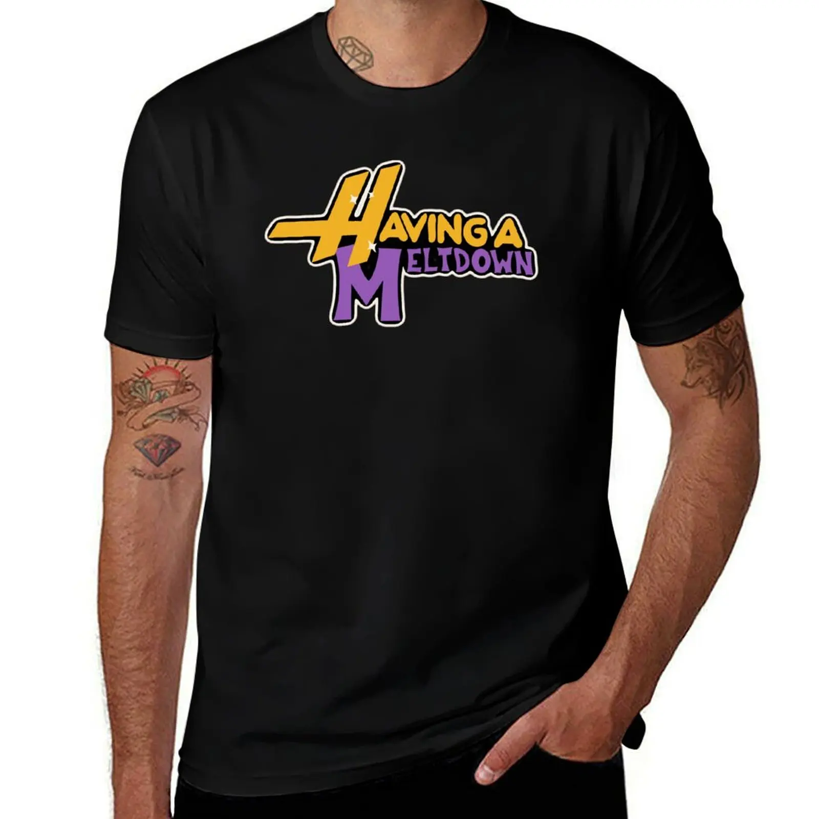 

Having A Meltdown T-Shirt Casual Loose Fit Short Sleeve T-Shirt