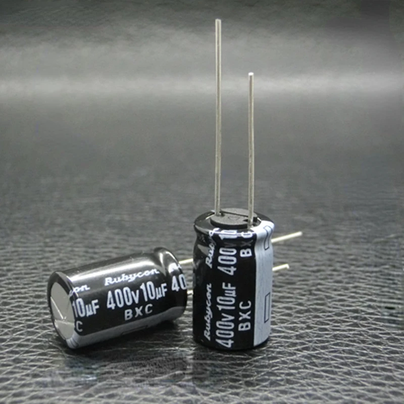 (20PCS) Authentic Japanese Rubycon BXC 400v10uF 400V Aluminium electrolytic capacitor 10 * 16mm capacitores