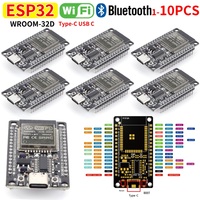 Development Board Module WiFi+Bluetooth-compatible ESP32 WROOM-32D Development Board Ultra-Low Power Consumption for Smart Home