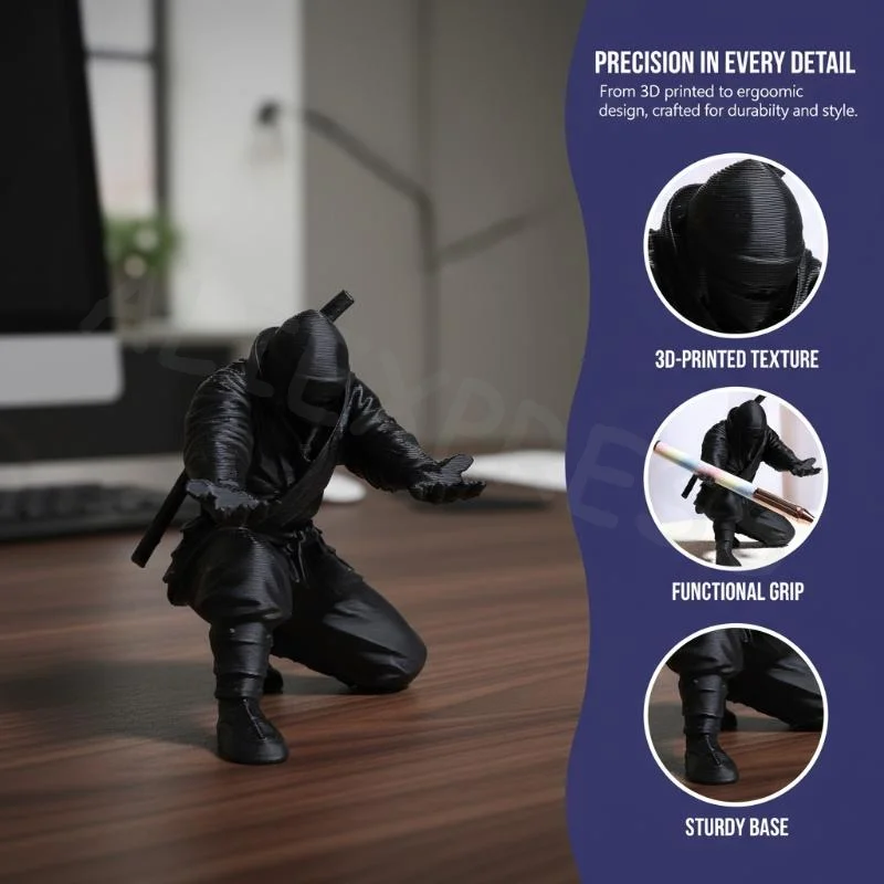 Ninjastyle Pen Holder Creative Fashion Desk Ornaments Stationery Storage Box