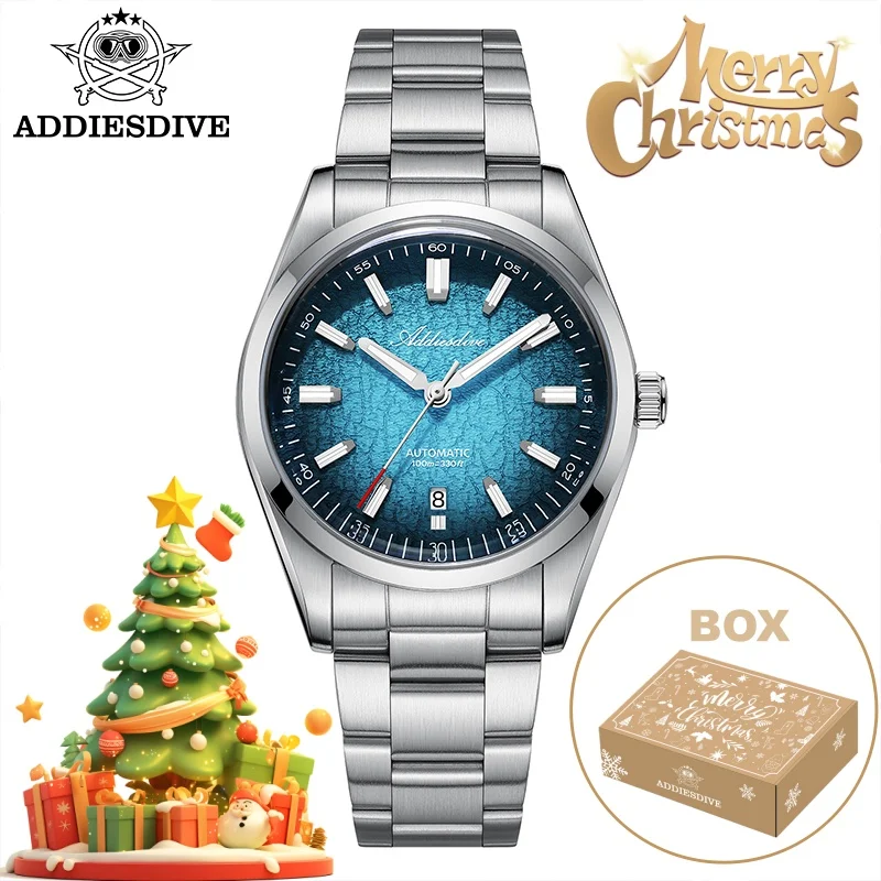 

ADDIESDIVE 39mm Watch For Men's Christmas Gift 10Bar Waterproof BGW9 Luminous AD2531 8215 Movement Automatic Mechanical Watches