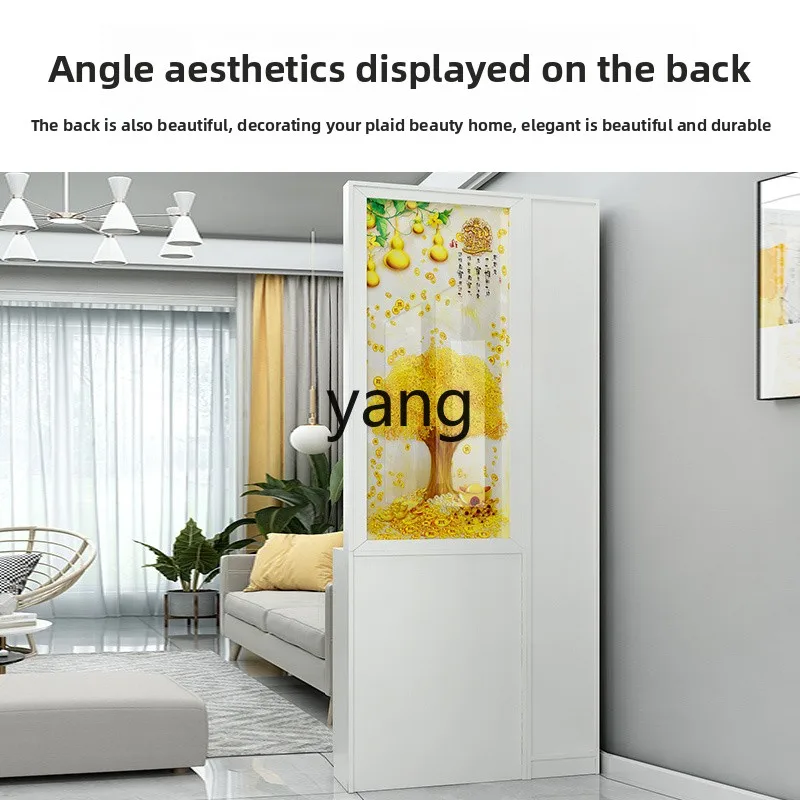 LMM porch cabinet living room partition rack shoe cabinet screen integrated simple wine cabinet