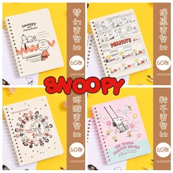 Snoopy A6 Spiral Coil Notebook Cartoon Diary Weekly Writing Planner Journal Notepad School Office Drawing Painting Sketchbook