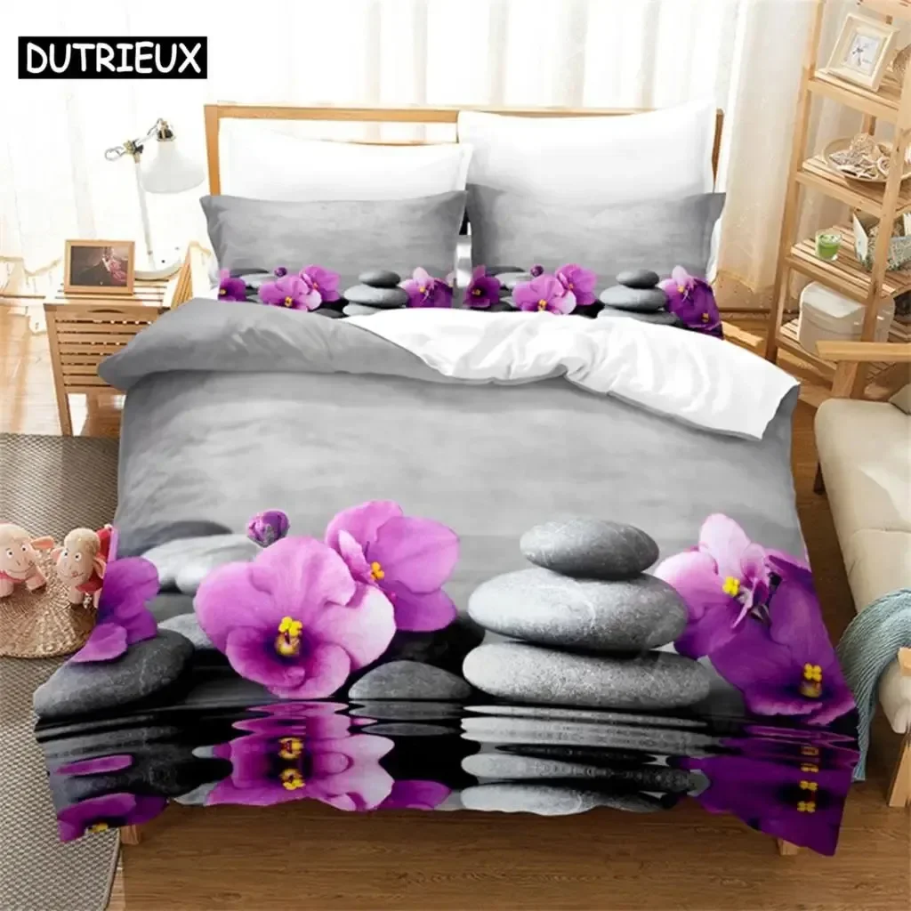 

Flowers, Roses Comfortable Duvet Quilt Cover Pillowcase Bedding Set Children Bedroom Decoration Home Textile