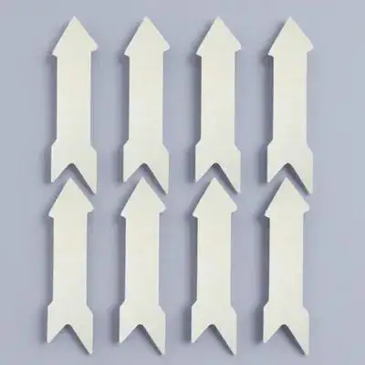 

8Pcs Blank Wooden Arrow Signs DIY Unpainted Craft Cutouts for Home Decor Wedding Party Directional Sign Display