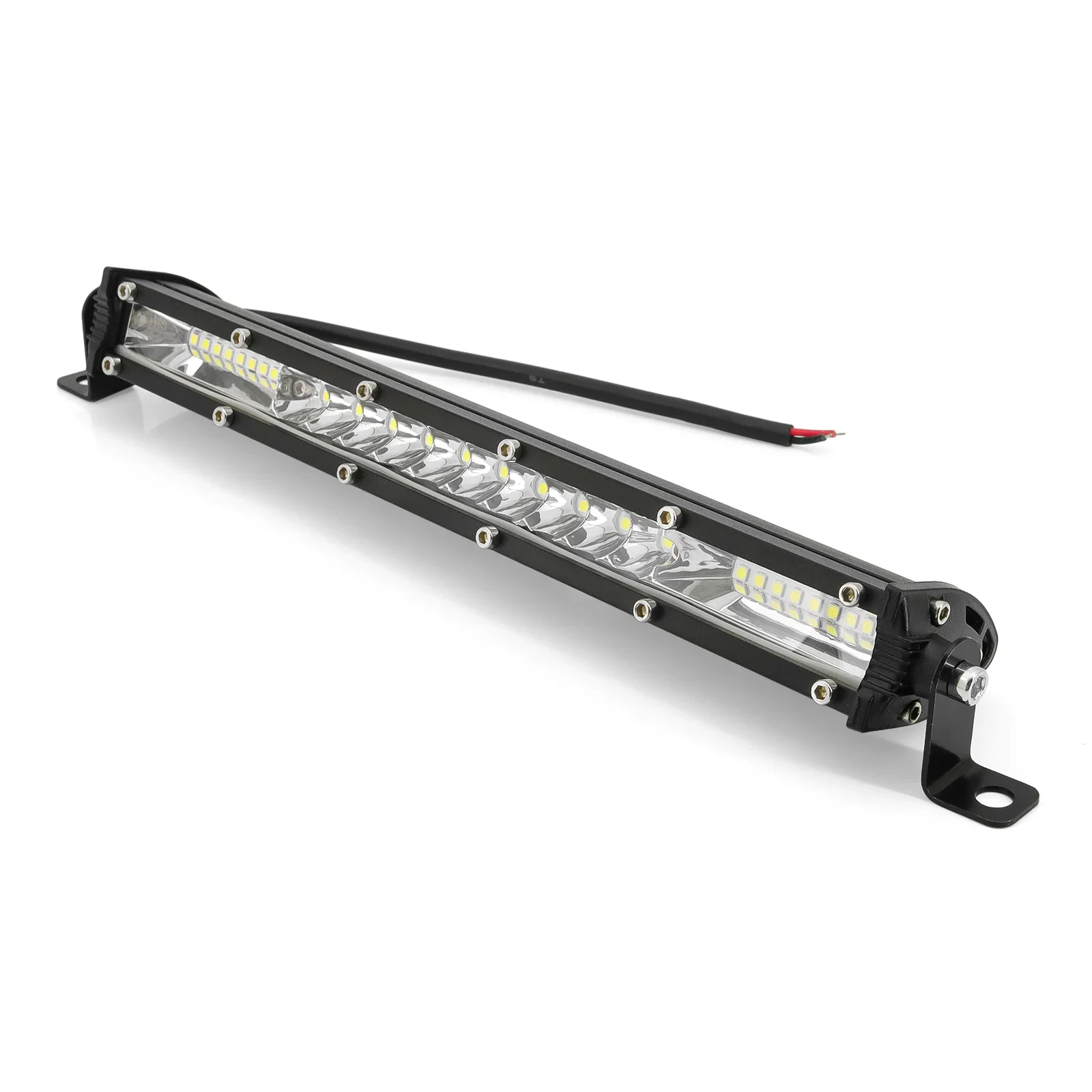 10/20 Zoll LED-Lichtleiste LED-Arbeitsleuchten für Dach 12V 24V Flutlicht Spotlicht Fahrlicht Nebelscheinwerfer für Jeep LKW Anhänger 4x4 Offroad – Detail 3