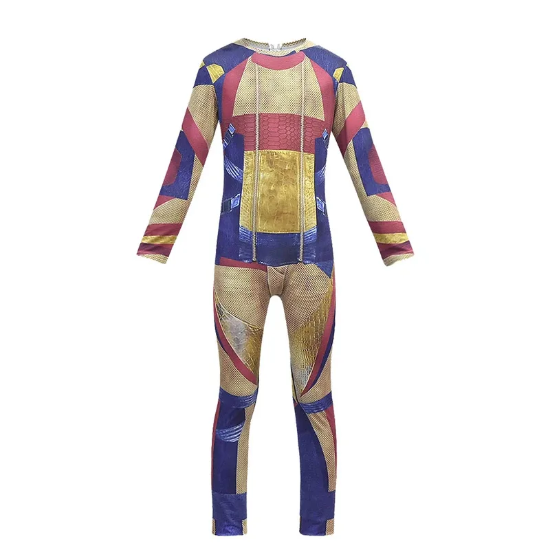 l2025l أحفاد الهالوين 3 4 أزياء الهالوين للفتيات أودري التأثيرية بدلة إيفي مال بن كارلوس نيسيس صعود الأحمر كلوي B