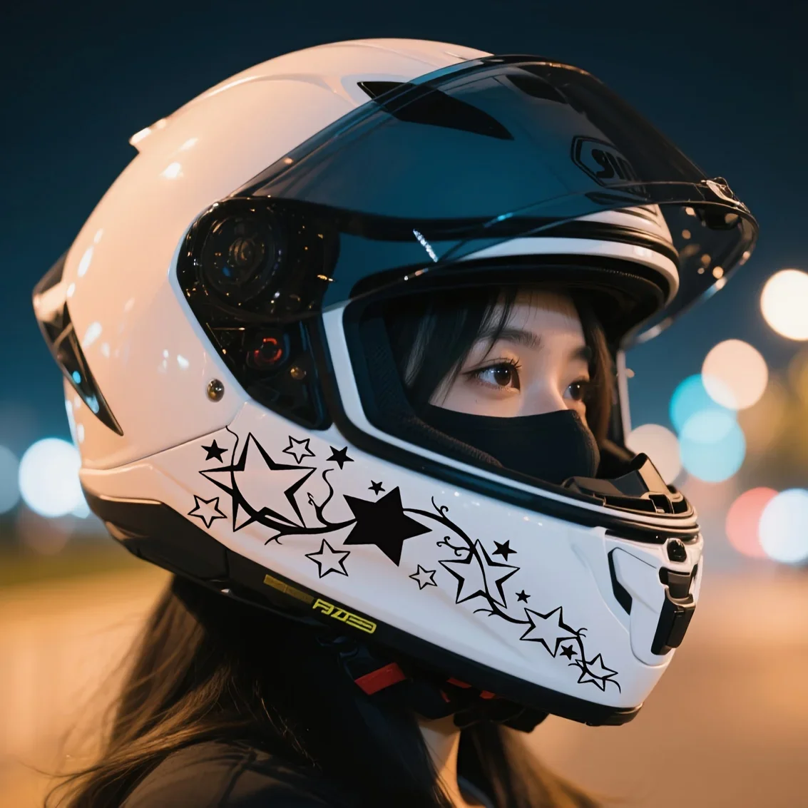 

Vibrant Holographic Star Theme Stickers Waterproof Vinyl Decals for Bicycles Guitars Fridges Notebooks Desktop Organizers