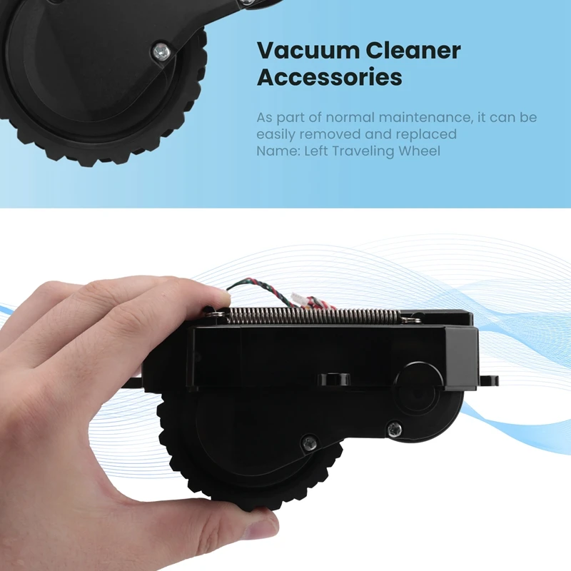 A68M-استبدال عجلات السفر المحرك ل Proscenic M6 M6 LDS R2 3Irobotix CRL-200A أجزاء المكنسة الكهربائية الروبوتية