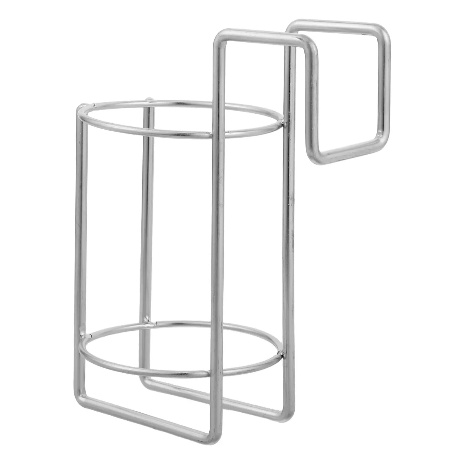 

Stainless Steel Soap Dispenser Holder Rustproof Hanging Organizer Trolley Hand Lotion Holder Kitchen Bathroom Metal Basket