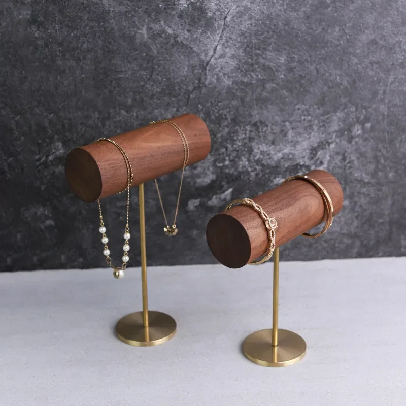 Black Walnut Bracelet Bracelet Shelf Jewelry Storage Props Jewelry Window Jewelry Display Shelf