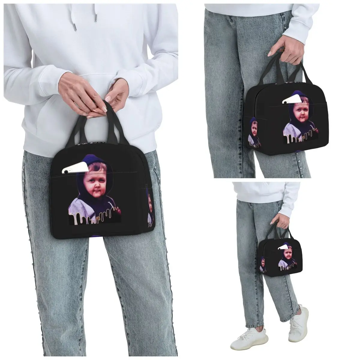 Hasbulla Magomedov Insulated Lunch Bag for Kids School Cooler Thermal Food Box Tote Portable Lunch Boxes Container