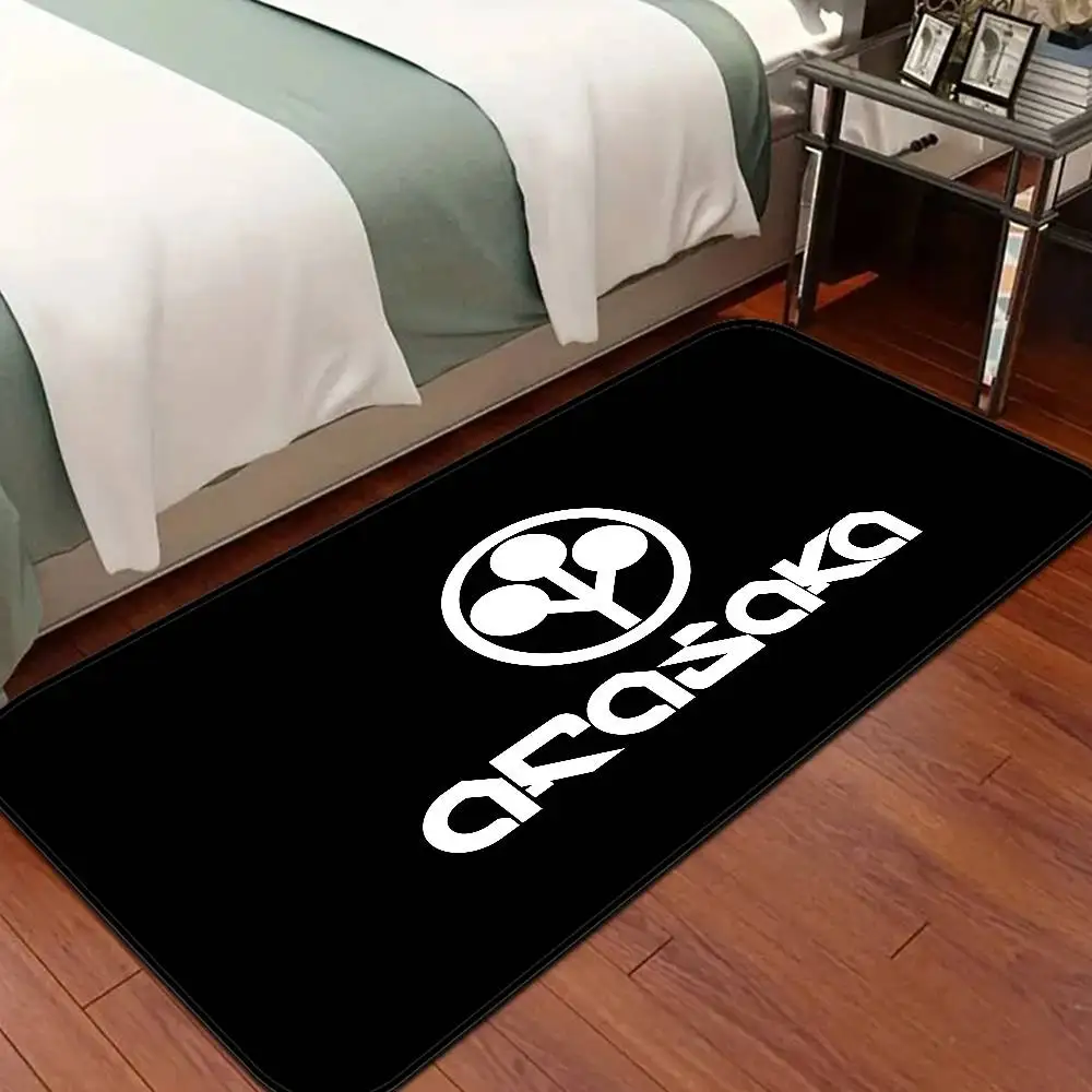 Arasaka Corporation Logo Bathroom Mat Anti-slip Absorb Water Long Strip Cushion Bedroon Mat Welcome Doormat