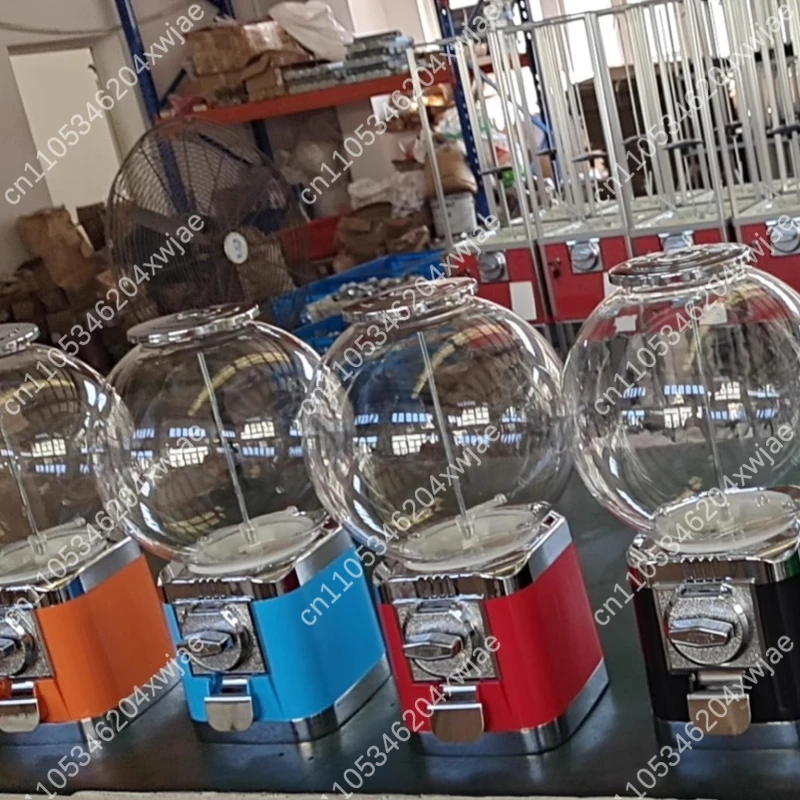 

Small Commercial Gashapon Machine Desktop Toy for Kids Coin Operated Capsule Ball Vending Game with Elastic Balls