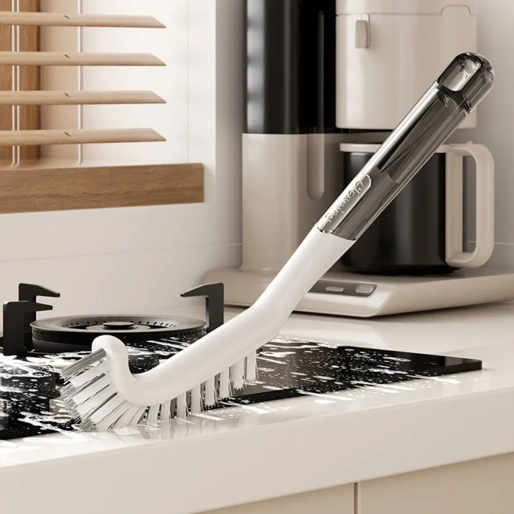 Durable V-shaped Gap Brush Micro Edge Corner No Dead Angle Cleaning Brushes Extended Floor Brush for Bathroom Kitchen