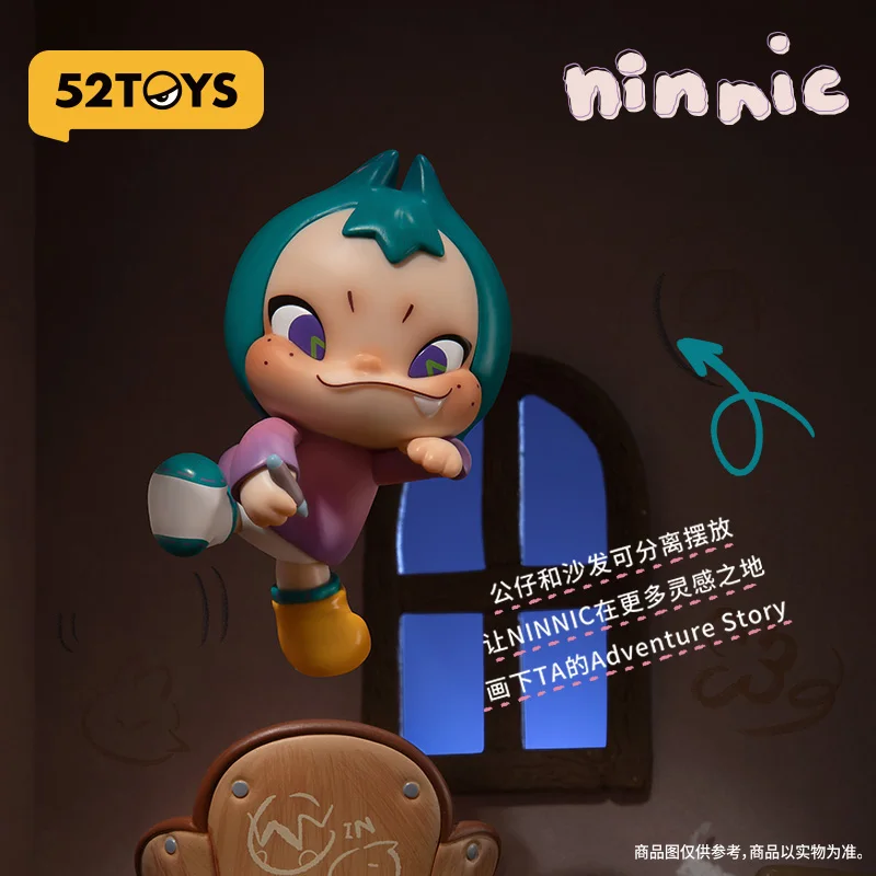 

52toys Ninnic Action Figure Sofa Dairy Series trendy Dolls Hanging Cards Model Collection Dolls Gift cool pendants decorations