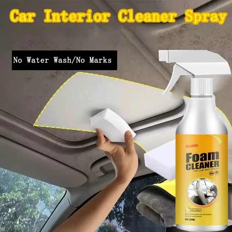 Multifunctional Car Upholstery Cleaner, Car Upholstery Seat, Waterless Wash, Universal Powerful Degreasing Cleaner