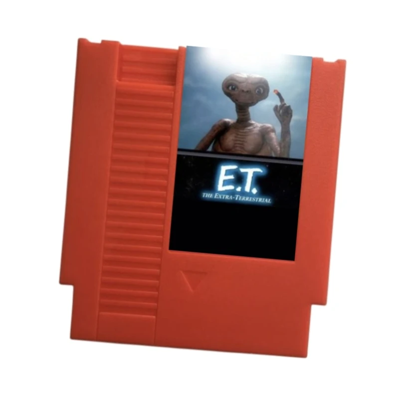 E.T. The Extra Terrestrial Game Cartridge for NES Console 72Pins Video Game Card