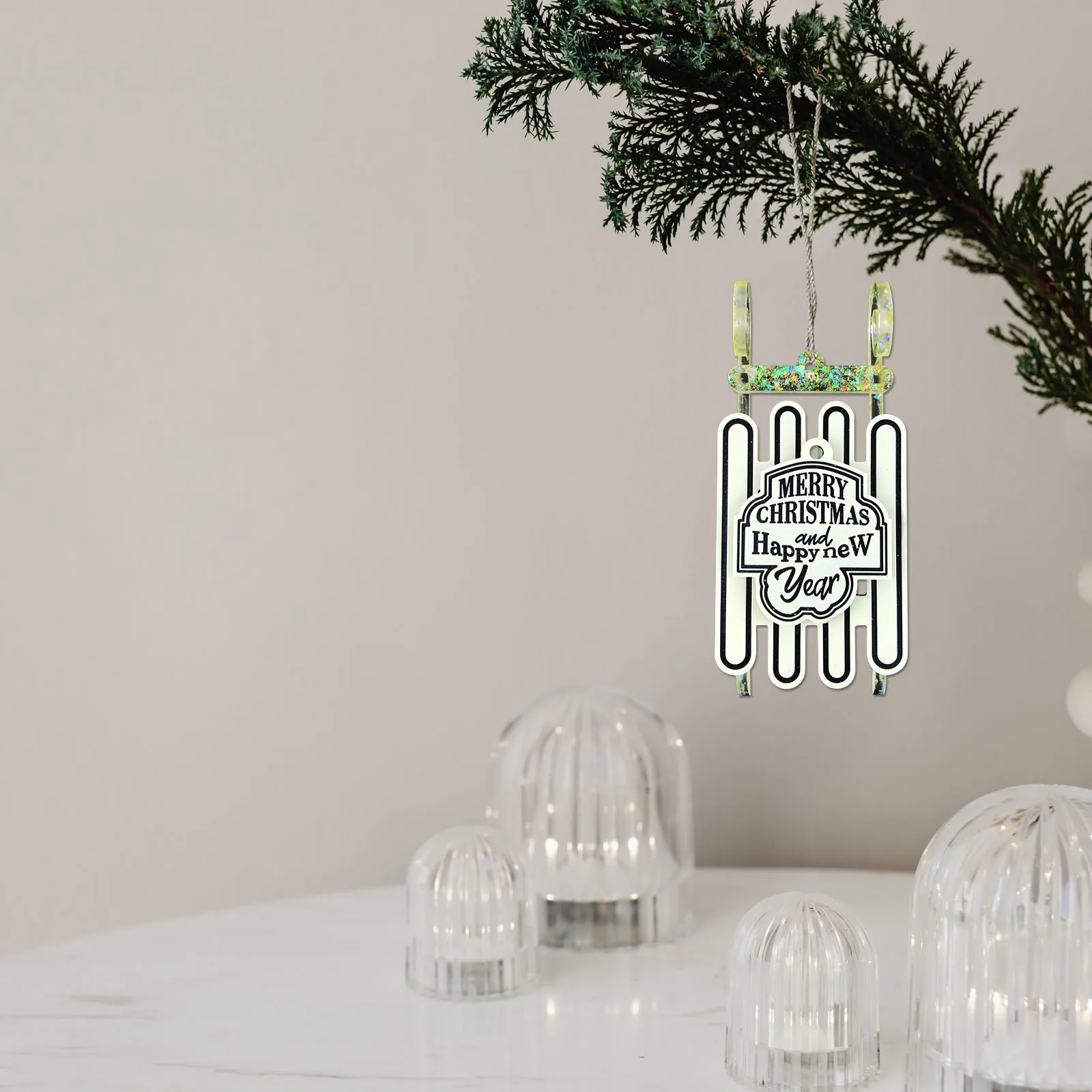 

Silicone Christmas Sleigh Mold Sleigh Shape DIY Manual Mold for Soap Concrete Casting Unique Holiday Decoration Craft