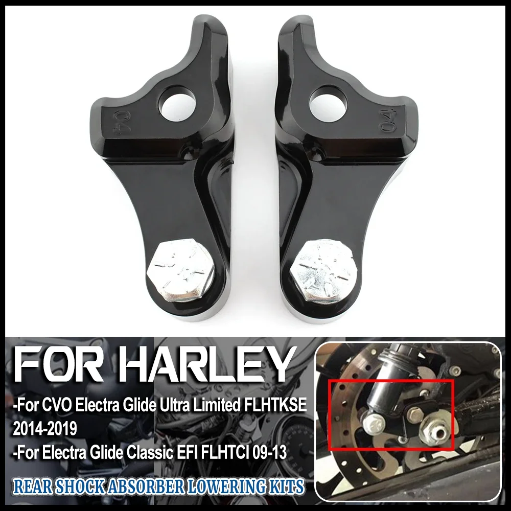 

Motorcycle Rear Shock Absorber 1" Lowering Kit For Harley Davidson Touring FLHX FLHR FLHT 2009-2019