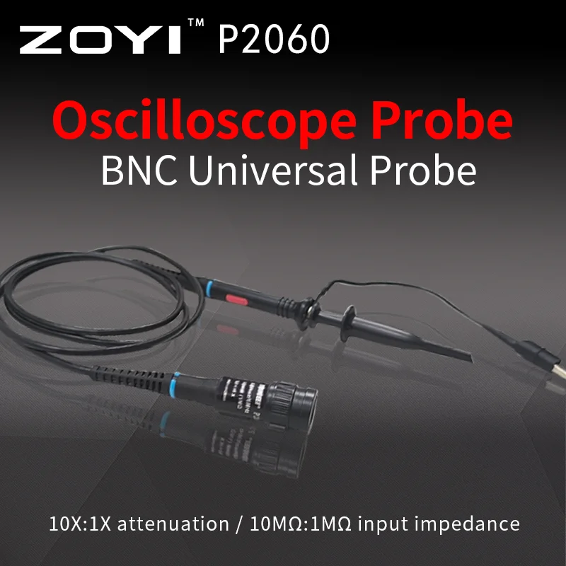 ZOYI راسم الذبذبات التحقيق عدة 1X 10X عالية الدقة راسم الذبذبات محلل التمساح كليب التحقيق موصلات الاختبار