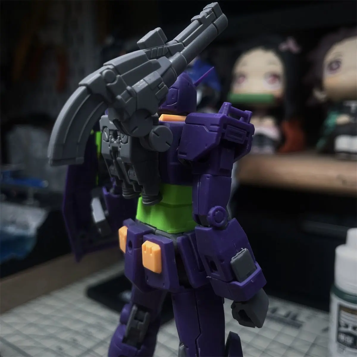 1/144 Scale HG RX-78-2 Purple Unit 01 Ver Assembly Model Kit Plastic Robot Action Figure Collectible Toy for Hobbyists