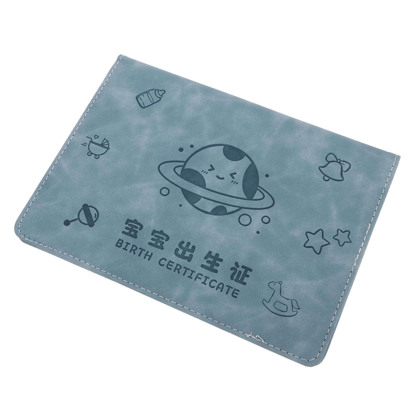 

Leatherette Birth Certificate Holder Waterproof Protection Newborn Keepsake Organizer Birth Certificate Case Document Holder
