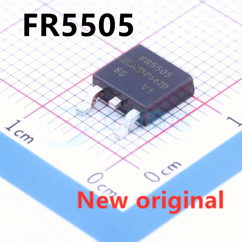 

10PCS New original FR5505 IRFR5505TRPBF TO-252-3 55V 18A Field effect tube (MOSFET) P channel Transistor chip