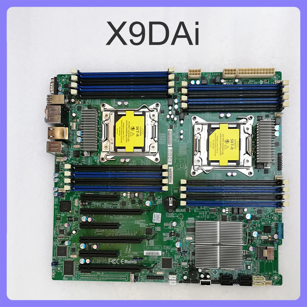 ECC DDR3 LGA2011 PCI-E 3.0 SATA3 USB 3.0 For Supermicro Dual way Server Motherboard X9DAi