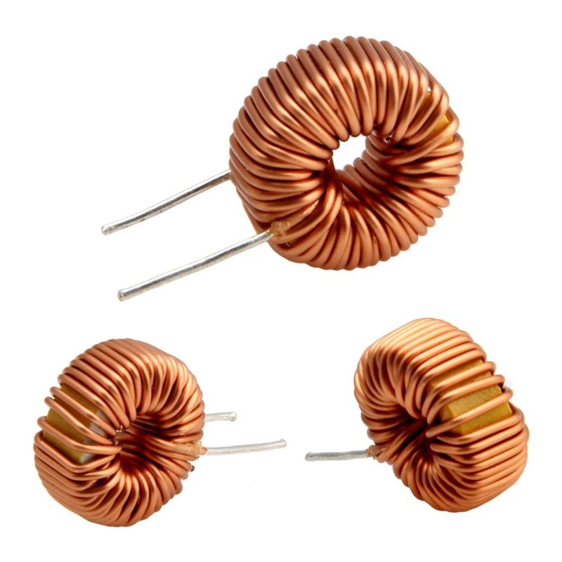 5Pcs New Toroid Inductors Wire Wind Wound DIY mah--100uH 6A Coil