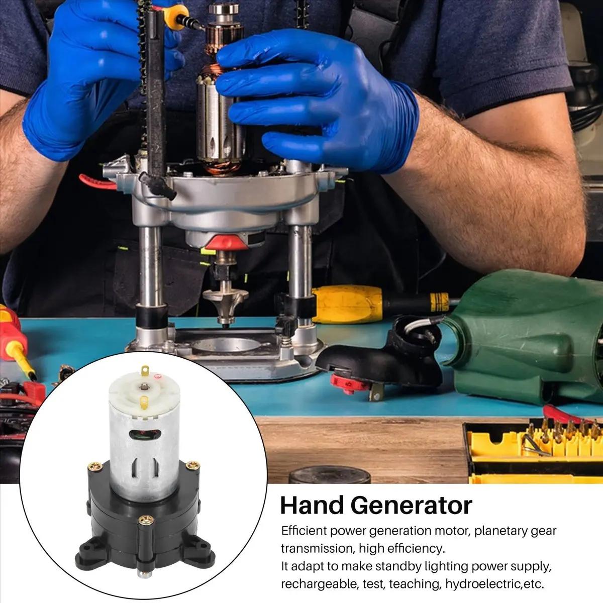 2026 جديد + مولد تيار مستمر صغير للرياح دينامو يدوي اختبار هيدروليكي تيار مستمر 12 فولت 24 فولت توريد آلة المحرك مولد الطوارئ