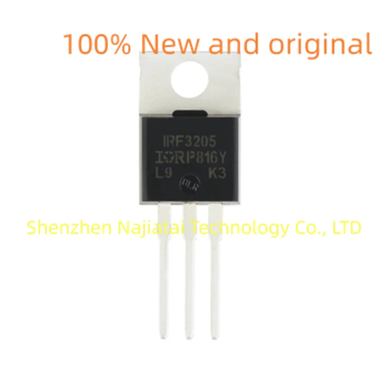 100% Real Original New IRF3205 55V 110A 8mΩ 200W Big Chip 100% Imported Mosfet Transistors Inverter IRF3205PBF