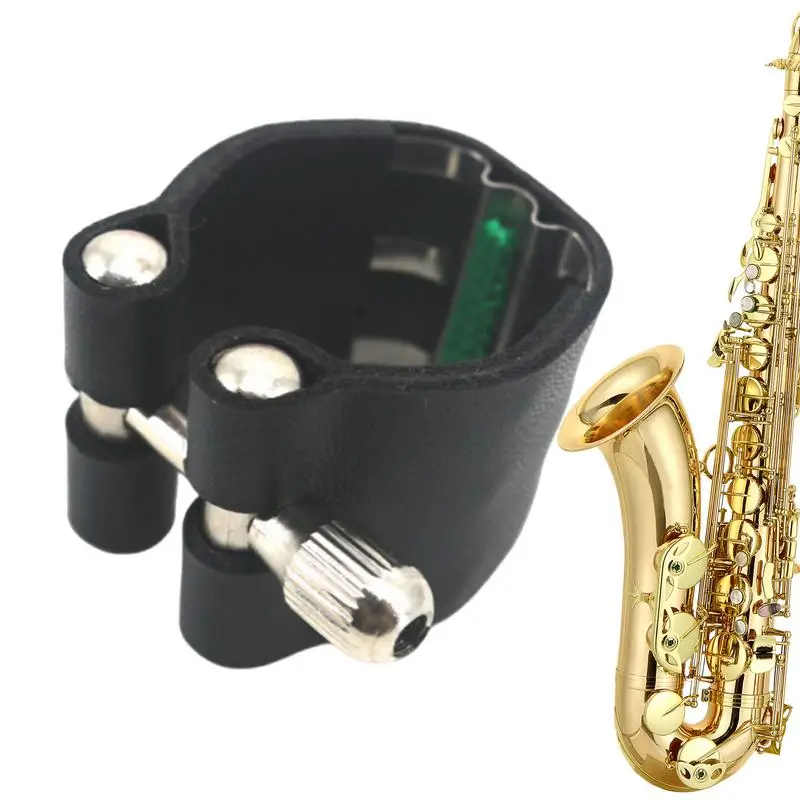 

Saxophone Fastener Clip Saxophone Alto Soprano Clamp Clip Portable Saxophone Ligature For Saxophone Mouthpiece For Home Dorm