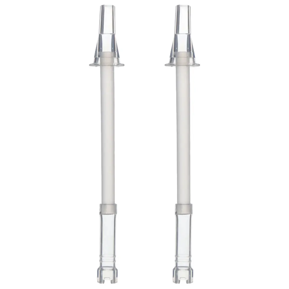 

2Pcs Silicone Reusable Straws Straight Big Belly Bottle Straws Portable Water Bottle Straw Accessory Portable Straw