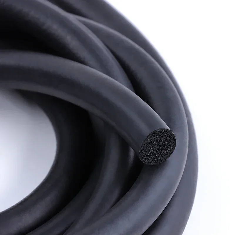 1~5m EPDM Sealling Strip O Type 2/3/4/5/6/7/8/9/10/12/14/16/18/20mm Sound Proofing Dustproof Round Rubber Foamed Seal Strips