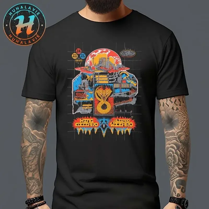 King Gizzard And the Lizard Wizard Orange Snake Poster tour 2025 shirt