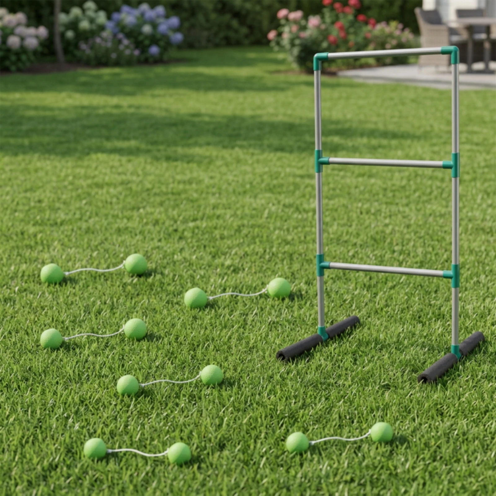 إطار سلم للعب بالماء، لعبة رمي - مراجعة Ladder Toss Set وسعره