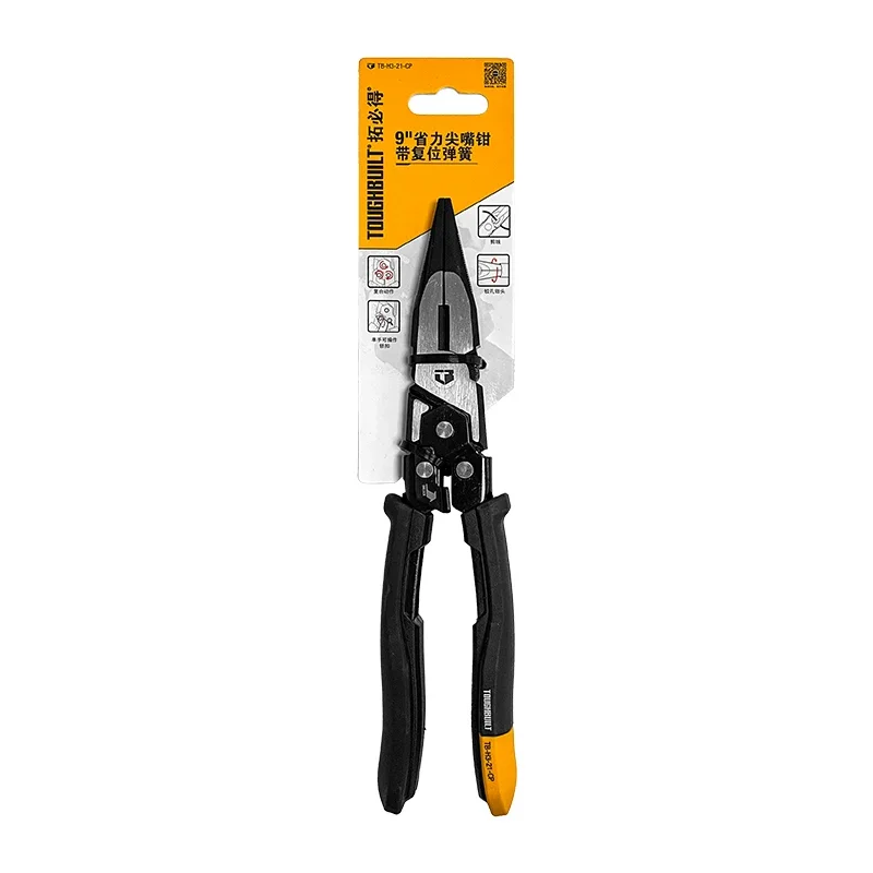 Imagem -06 - Toughbuilt-labor-saving Nose Alicate Alicate de Nariz Longo Naked Snip Reconjunto Spring Tb-h321-cp 235 mm