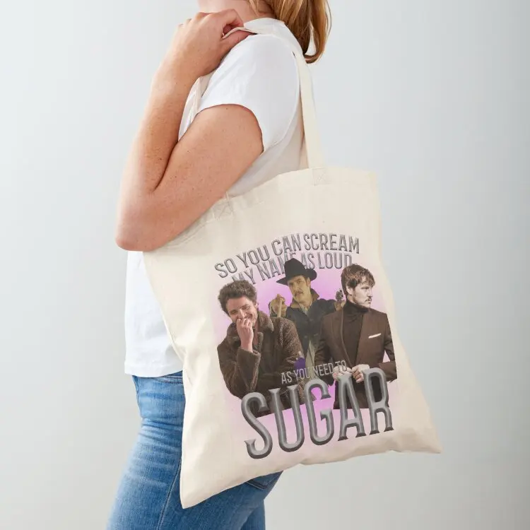 

Pedro Pascal T-Shirt Tote Bag tote bag woman Portable shopping bag Big women Women's handbag
