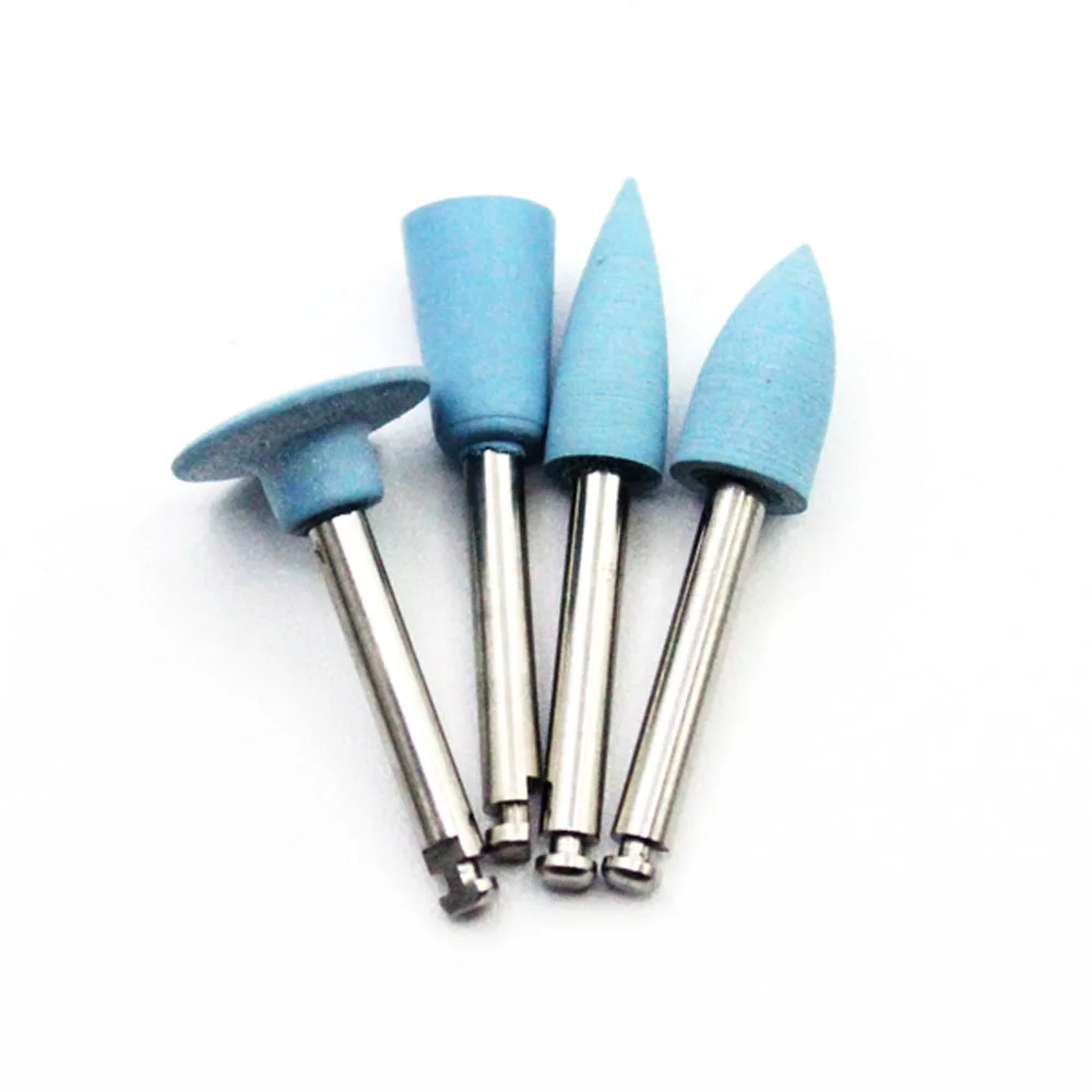 

10pcs for Low-speed Machine Dental Materials Dental Silicone Grinding Heads Teeth Polisher Polishing Brushes