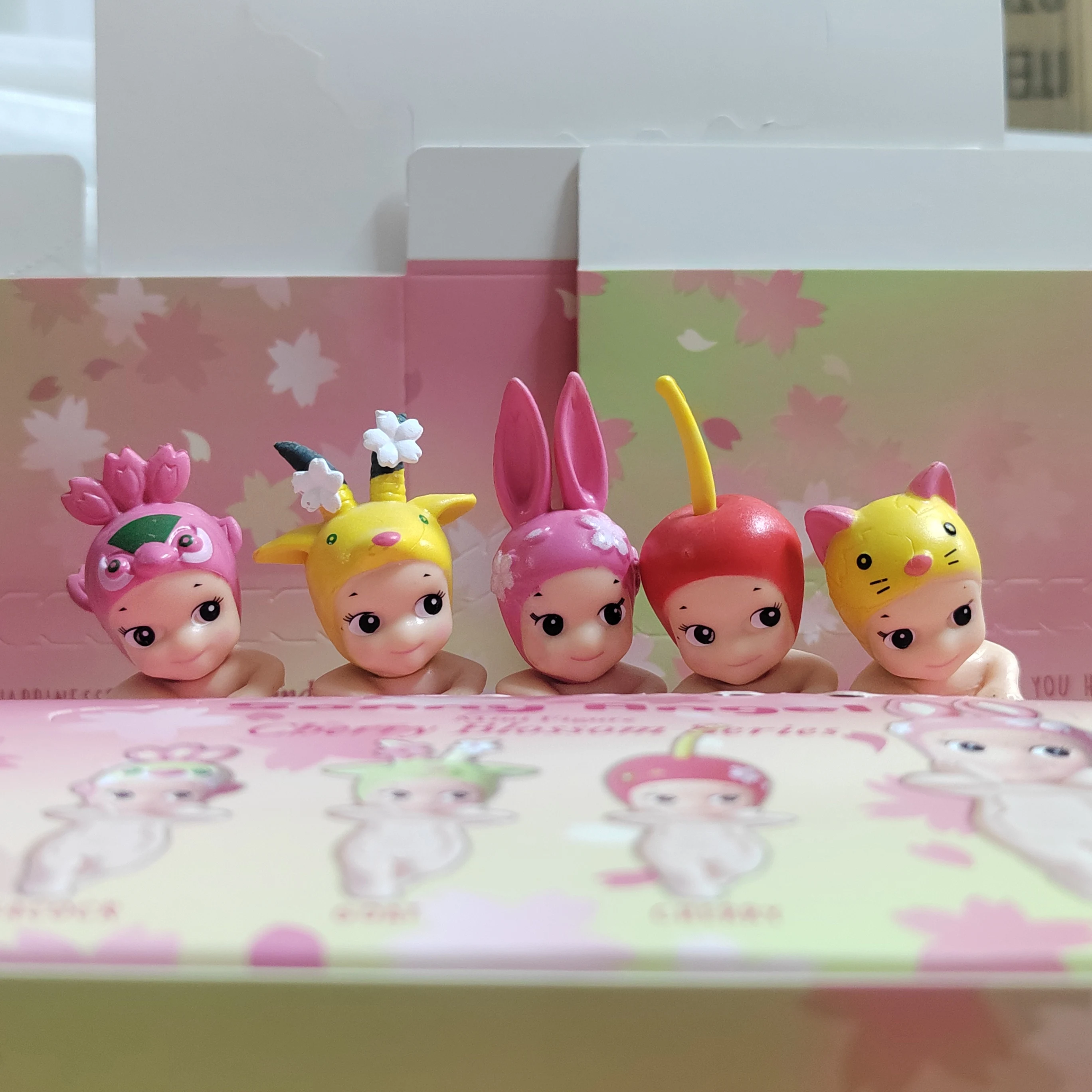 Kawaii Kirschblüten-Mini-Engel Blindbox Niedliche Cartoon-Puppe Ornamente Handy- und Autobildschirm-Deko Sammelfiguren Geburtstagsgeschenk – Detail 7