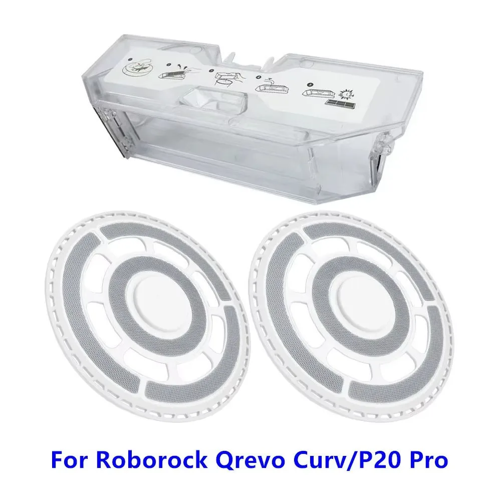 For Roborock Qrevo Curv Dust Box Dustbin Mop Holder For Roborock P20 Pro Robot Vacuum Cleaner Parts