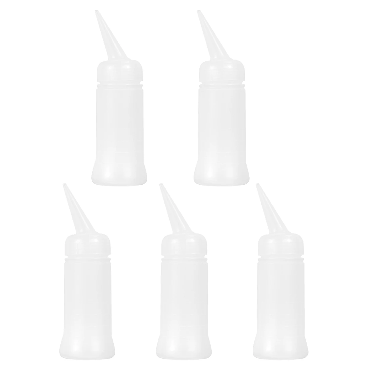 

5pcs Spray For Hair Salon Shampoo Containers 120Ml Refillable Plastic Spray Bottles Leakproof Anti-Slip Hairdressing Bottles