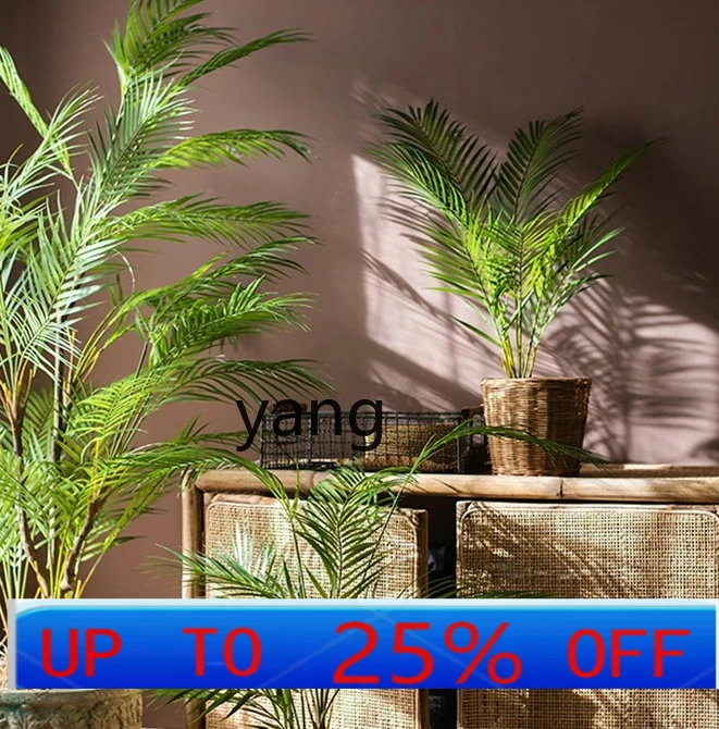 

LMMAreca Palm Simulation Green Plant Large Palm Living Room Floor Plant Decoration Indoor Artificial Tree