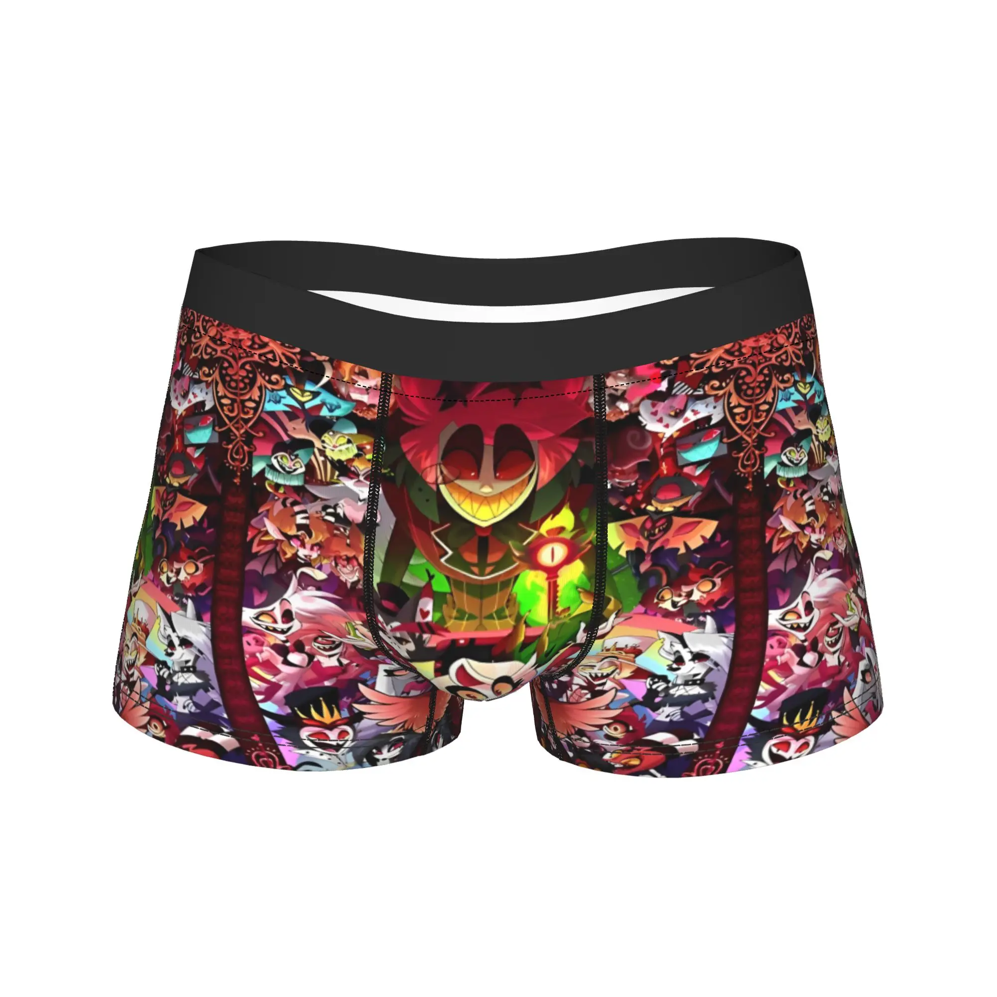Vox H-Hazbin Hotel Alastor Game - Boxer Da Uomo Con Motivo, Elastici, Hot Sale, Taglie Forti