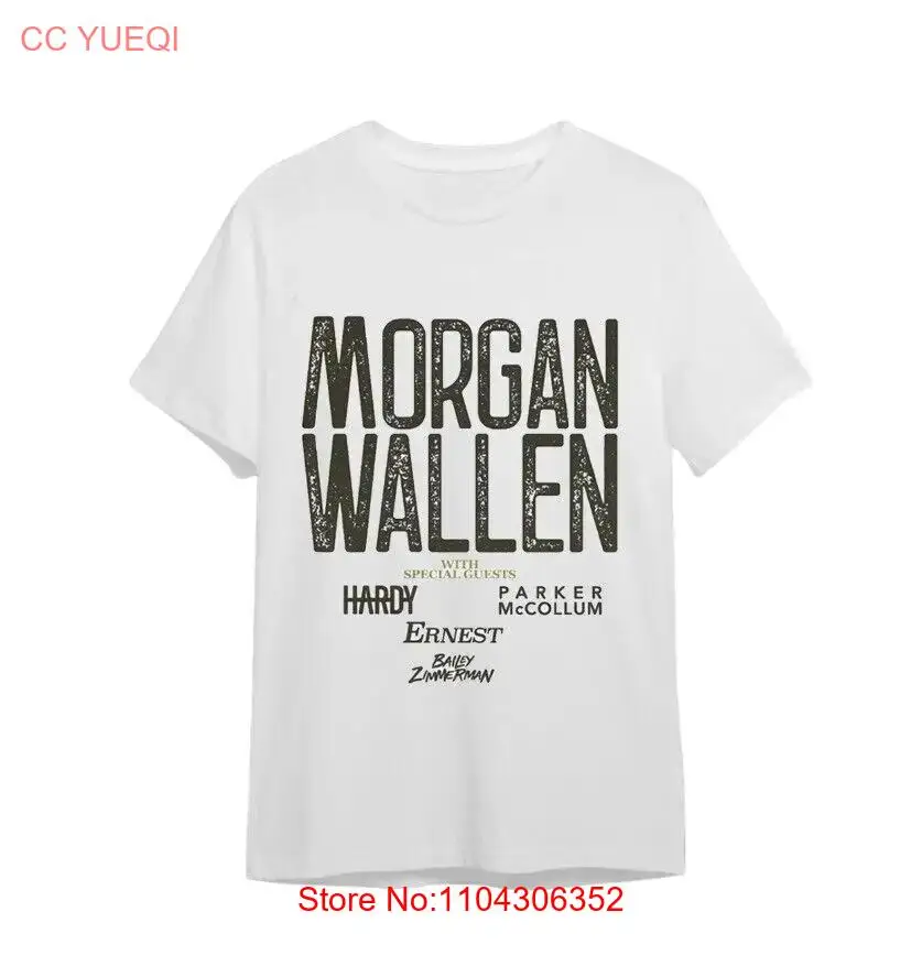 Morgan Wallen One Night At A Time world tour 2023 T-shirt Country Music Gift Fan long or short sleeves