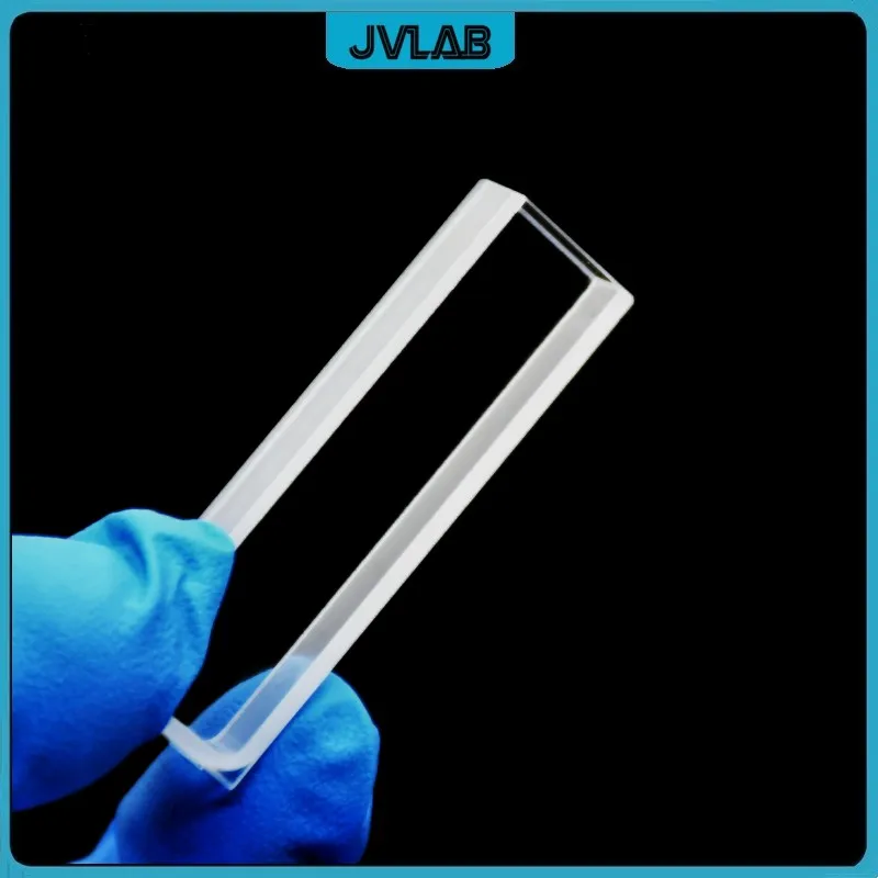 Glass Cuvette (Liquid Sample Cell) 1.7 ml Light Path 5 mm Absorption Cells For Spectrophotometer Frit Sintering Technology 2/PK