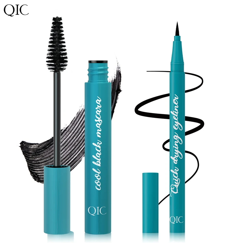 

Mascara eyeliner set curling thick waterproof sweat-resistant Makeup for women non-smudge eyelash primer makeup maquillaje