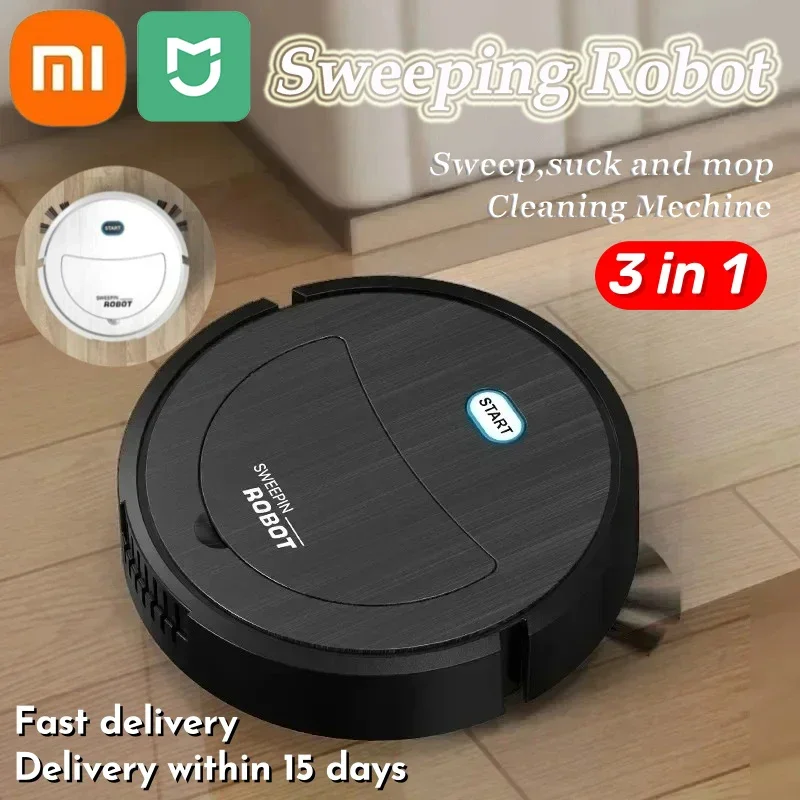 Xiaomi MIJIA Smart Sweeping Robot Rechargeable Sweeping Robot Sweeping Suction Mopping 3 in 1 Integrated Vacuum Cleaner For Home